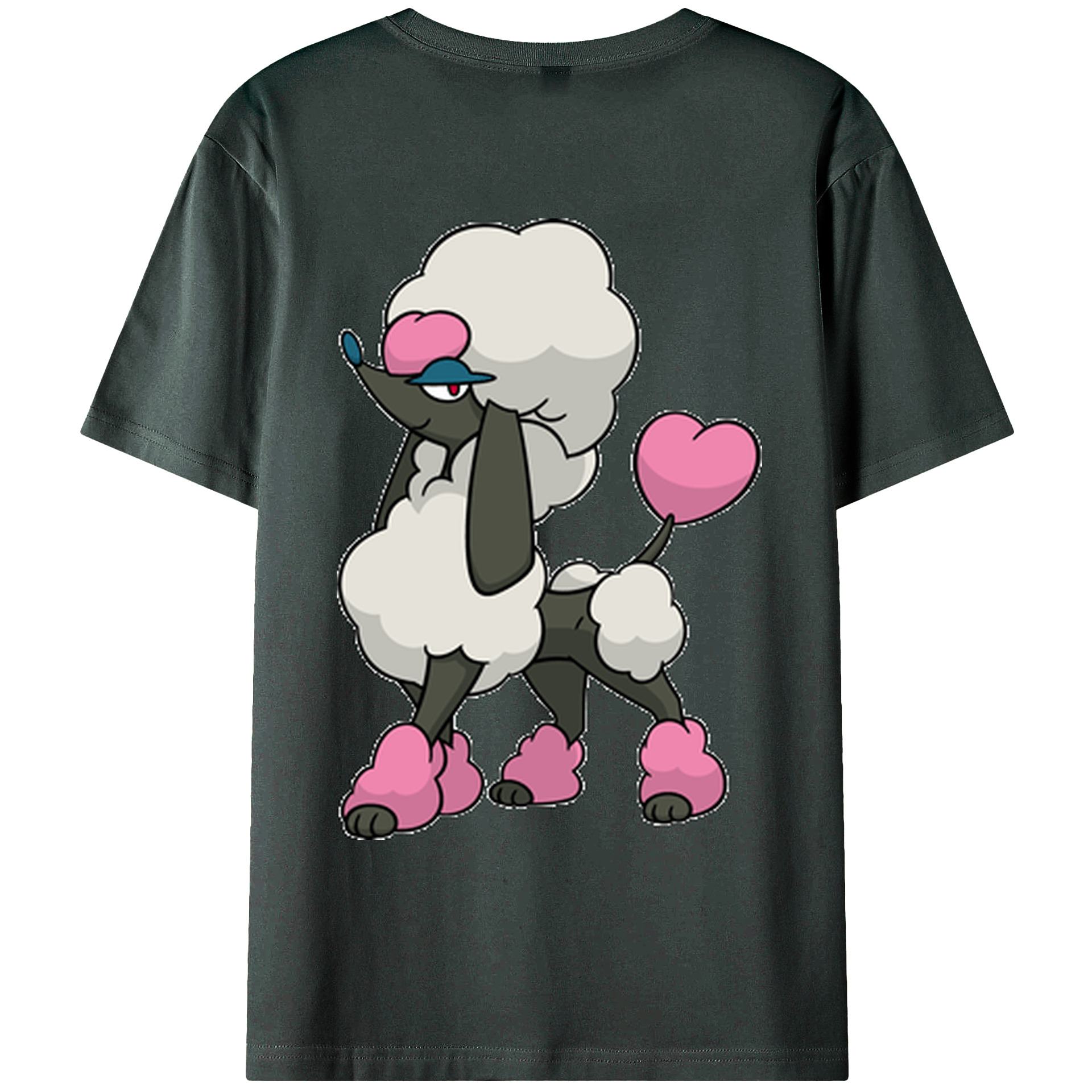 （画像用） ポケットモンスター Pokémon 綿100％ メンズ半袖Tシャツ（バックプリント） 通気性